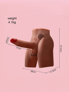 Jason - Torso cu Dildo Vibrator si Orificiu Anal