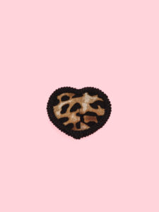 Heart Nipple Covers cu Animal Print