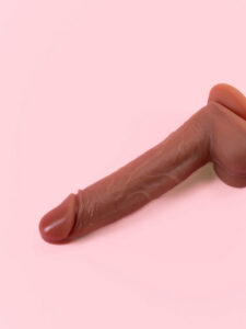 Ian - Dildo Vibrator Telescopic cu Telecomandă 22 cm