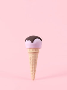 Elsa - Ice Cream Vibrator Discret și Jucăuș