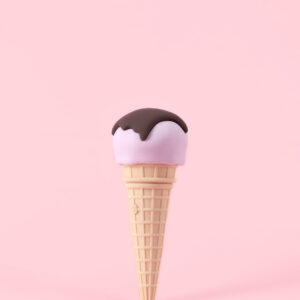Elsa - Ice Cream Vibrator Discret și Jucăuș