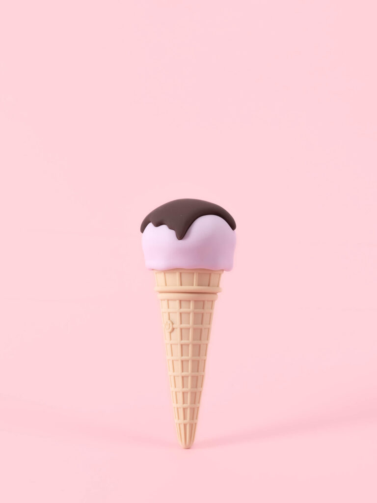 Elsa - Ice Cream Vibrator Discret și Jucăuș