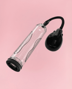 Pompă Penis Manuală cu Vacuum și Vibrații 25 cm