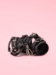 BDSM Full Set Piele - Catuse Maini si Picioare