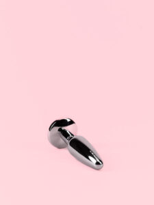 Dop Anal Metal Mini cu Diamant - Butt Plug XS