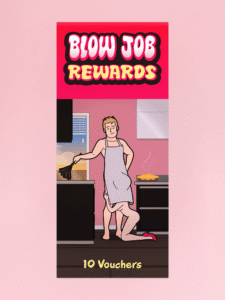 Blow Job Rewards – Set de 10 Cupoane Erotice Amuzante