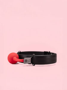 Lockink - Luxury Mouth Gag din Piele cu Accente