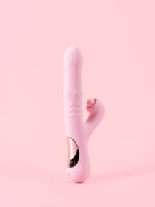 Come Play - Vibrator Dual Stimulare Clitoris & Punct G Glisant Cutie Cadou