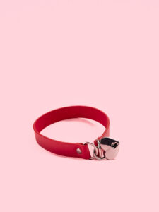 Choker cu Lacat in Forma de Inima