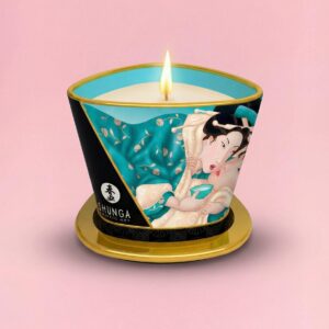 Shunga - Lumânare de Masaj cu Aromă de Flori Tropicale 170ml