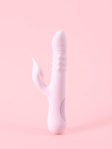 Eileen - Vibrator Dublu Telescopic cu Bile Rotative