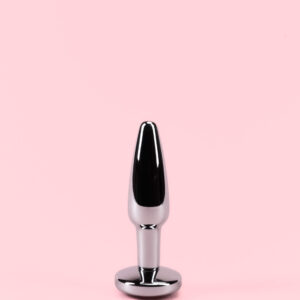 Dop Anal Metal Mini cu Diamant - Butt Plug XS