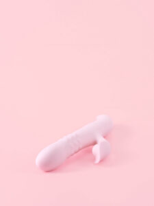 Eileen - Vibrator Dublu Telescopic cu Bile Rotative