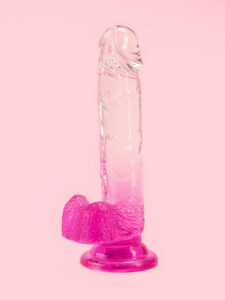 Dildo Mov Transparent 21 cm