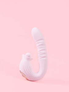Tiffany - Vibrator 3-în-1 cu Penetrare, Rotire și Stimulare Clitoridiană