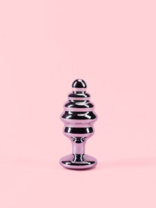 Butt Plug din Metal Conic 3 Mărimi