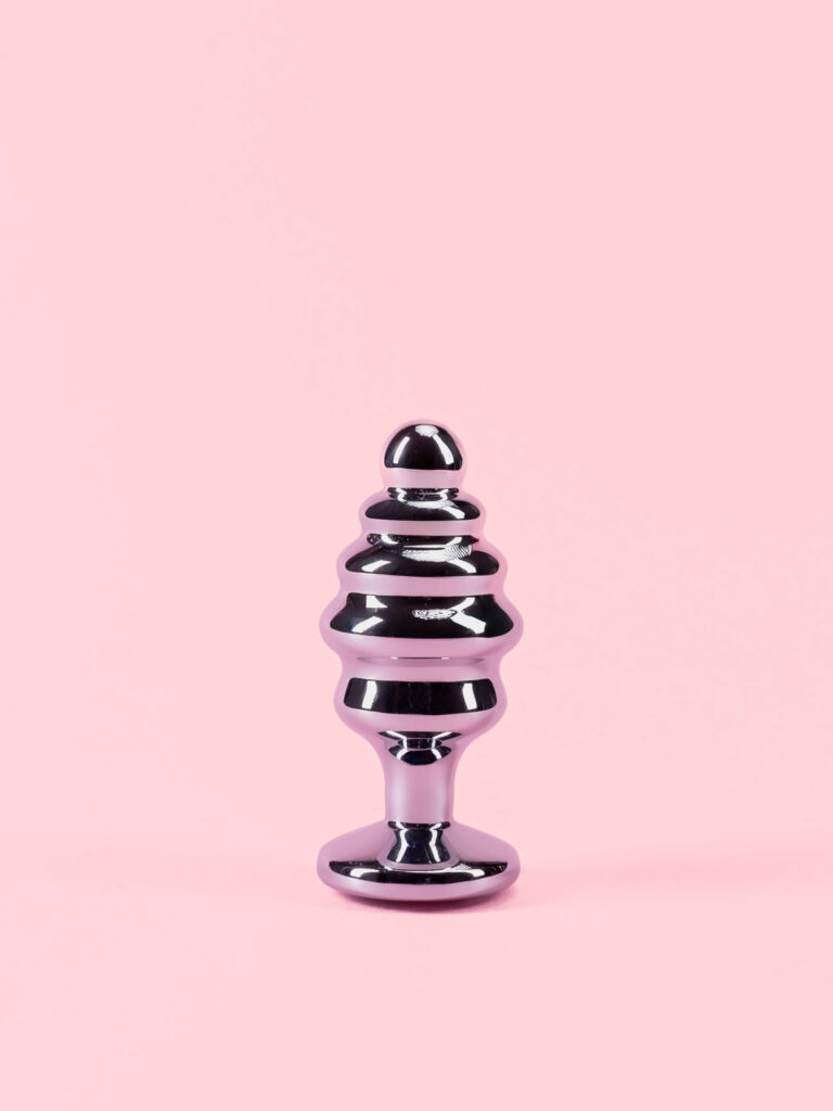 Butt Plug din Metal Conic 3 Mărimi