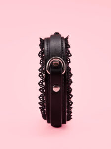 Luxury Choker cu Dantela si Lesa