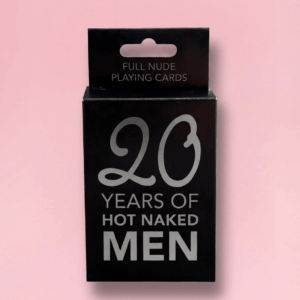 Cărți de Joc pentru Adulți „20 Years of Hot Naked Men” – Bărbați Nude