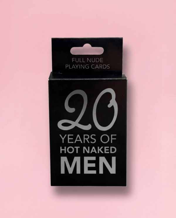 Cărți de Joc pentru Adulți „20 Years of Hot Naked Men” – Bărbați Nude