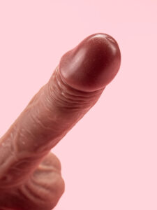 Dildo Vibrator Realistic cu Ventuză 19 cm