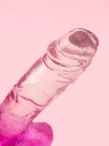 Dildo Mov Transparent 21 cm