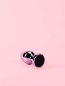 Butt Plug Vibrator din Metal cu Telecomandă - 3 Mărimi