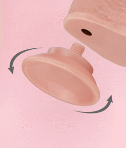 Dildo Realist cu Piele Glisantă și Ventuză 17 cm
