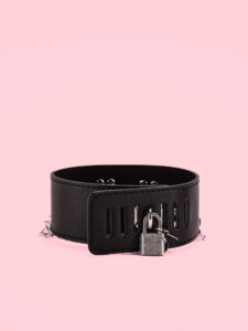 Choker Punk cu Inele si Lanturi