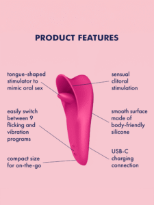 Satisfyer Tongue Master - Vibrator cu Limbă