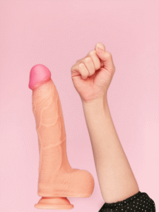 Dildo Realist cu 2 Straturi din Silicon 25 cm