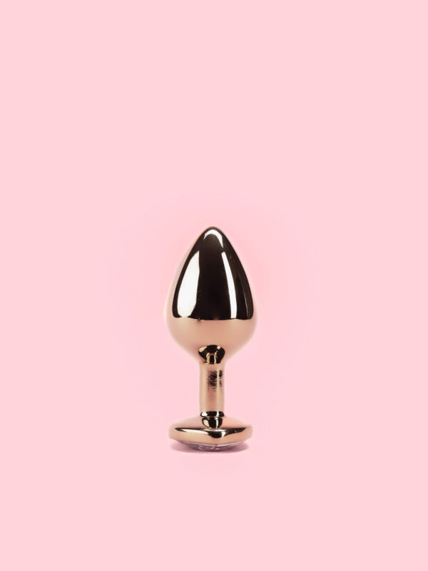 Golden Heart Butt Plug din Metal 3 Marimi