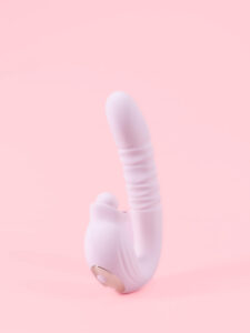 Tiffany - Vibrator 3-în-1 cu Penetrare, Rotire și Stimulare Clitoridiană