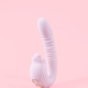 Tiffany - Vibrator 3-în-1 cu Penetrare, Rotire și Stimulare Clitoridiană