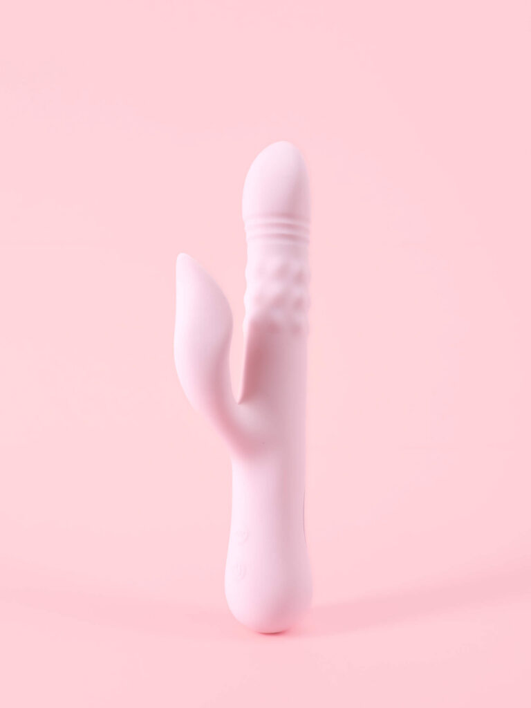 Eileen - Vibrator Dublu Telescopic cu Bile Rotative