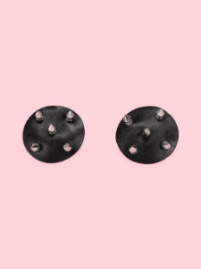 Punk Nipple Covers din Piele PU