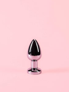 Butt Plug Vibrator din Metal cu Telecomandă - 3 Mărimi