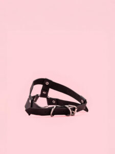 Choker Dublu Negru