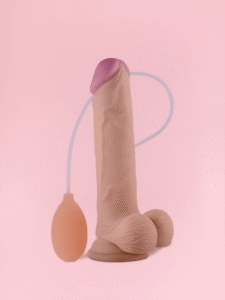 Dildo Realist cu Ejaculare și Ventuză 23.5 cm