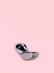 Butt Plug din Metal cu Diamant - 3 Mărimi