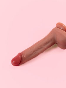 Roman - Dildo 3în1 cu Vibrații, Telescopic și Încălzire 22 cm