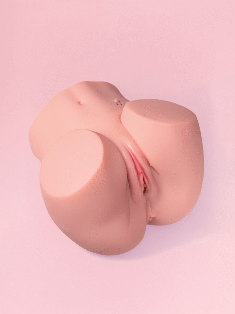 Olga - Masturbator Realist Dual Vaginal și Anal cu Vibrații