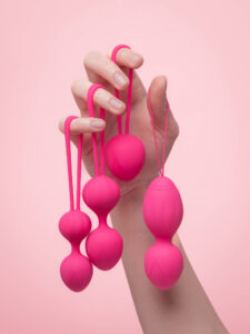 Cherry - Set Kegel Balls cu Telecomandă