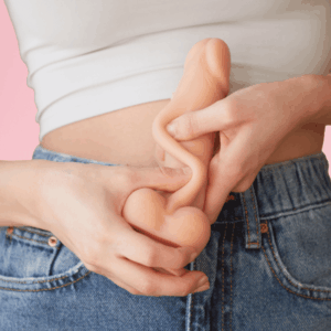 Dildo realist flexibil cu efect glisant