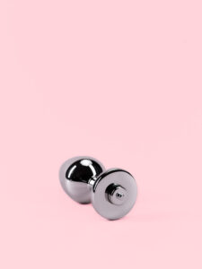Dop Anal din Metal cu Electrostimulare