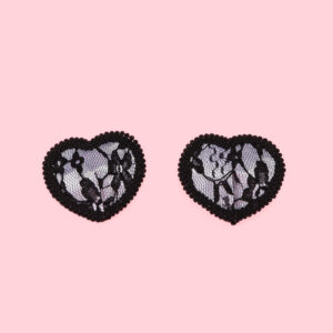 Sexy Heart Nipple Covers cu Model