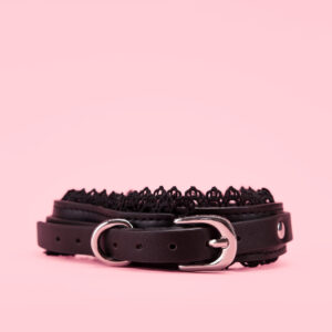 Luxury Choker cu Dantela si Lesa
