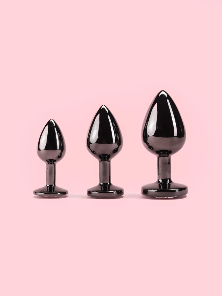 Set Dopuri Anale cu Diamant - Bijuterii Anale