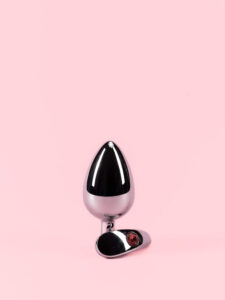 Butt Plug din Metal cu Diamant - 3 Mărimi