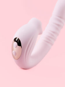 Tiffany - Vibrator 3-în-1 cu Penetrare, Rotire și Stimulare Clitoridiană
